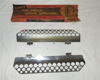 $35 obo -Rowse "no noise" wind silencer for your rat rod  or 1930's - 1950's classic.