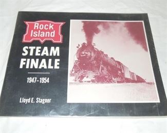 $25 obo -Rock Island Steam Finale 1947-1954 great photos, in very good condition with hard to find locomotive information