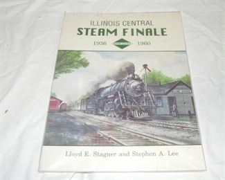 $25 obo -Illinois Central Steam Finale 1936 1960 book in very good condition with many photos and hard to find locomotive information