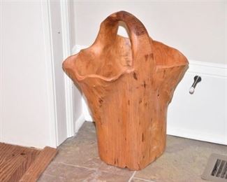 6. Wooden Bucket