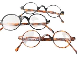 36. Three 3 Pairs Of FRANCOIS PINTON Eyeglasses