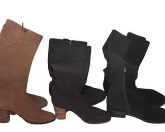 44. Three 3 Pairs Of Womens Boots SIZE 6 Some By COLE HAAN