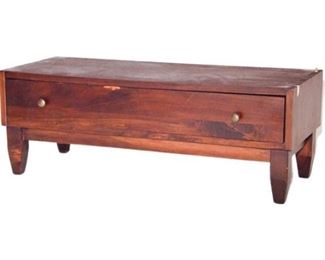 1.1 One Drawer Wooden Coffee Table