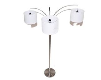 11. Three 3 Arm Contemporary Floor Lamp
