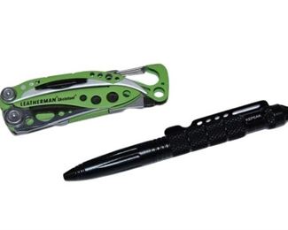 43. LEATHERMAN Skeletool and Tactical Pen
