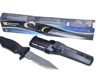 73. UNDERWATER KINTICS Blue Tang Titanium Knife