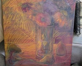 Large assortment of original artwork.