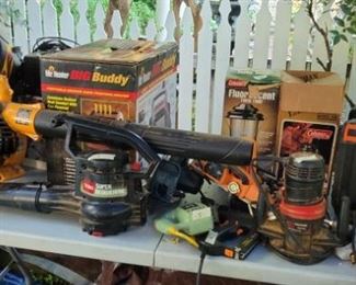 Large assortment of tools.