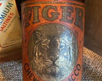 Vintage Tiger Tobacco Tin