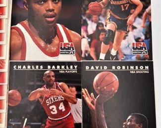 '90s Basketball Trading Cards 
A collection of 39 basketball trading cards from the early 1990s by Ultra Fleer, Front Row, Wild Card and Skybox. Featuring athletes such as Larry Johnson, Charles Barkley, Anthony Houston and more. The cards are in mint condition.