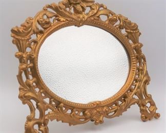 Vintage Iron Art Company Cast Iron Vanity Mirror