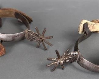 Vintage Hand Forged Western Spurs Ladies' Western Spurs 