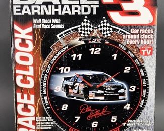 NIB Dale Earnhardt Race Clock