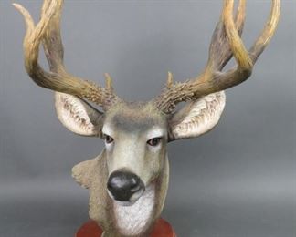 The Grey Rock Collection Mule Deer Bust Statue