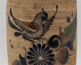 Vintage Signed Mexican Folk Art Vase