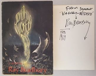 Ray Bradbury Signed "Something Wicked This Way Comes"