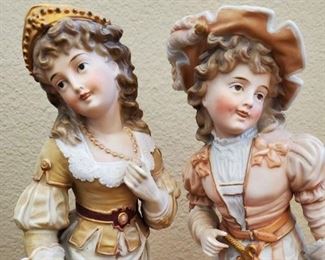 Antique European spill vases