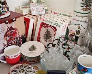 Spode annual Christmas Tree Plates