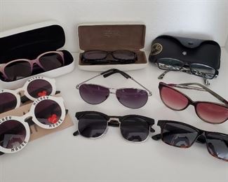 Coach, Cole-Hahn, Ray-Ban, Dockers, Mickey Mouse glasses (readers and sunglasses)