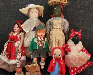 vintage cultural tourist dolls