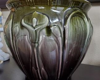 Gorgeous and pristine antique Art Deco style large garden planter pot.