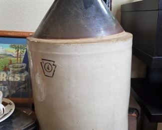 Antique 4 gallon crock