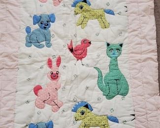 Vintage baby quilt