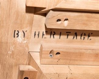 Heritage Coffee Table with Asian Flare 40"Square