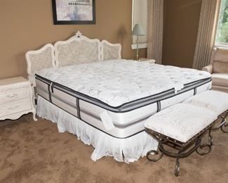 King Size Pillow Top Beauty Rest Mattress and Boxspring 