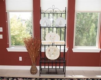 Rod Iron Bakers Rack