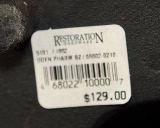Restoration Hardware Oden Table Top Lamp