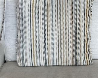 Plunkett Interiors Distinctions Sofa with nailhead trim - 2 available. Each measures 72" W x 42" D. Photo 3 of 3.