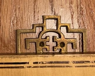 Triptych of faux jade carvings on wood. Each measures 6" x 10". Photo 2 of 2.