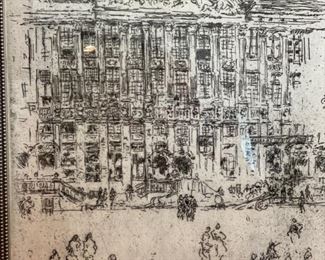 Pen and ink on rice paper - 2 available. Each measures 40" x 50". Photo 1 of 2.