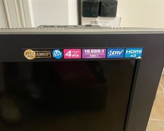 Sharp Aquos TV. Photo 2 of 3.