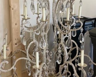 Holly Hunt 16-arm crystal chandelier. Photo 2 of 2.
