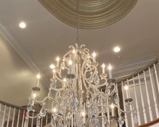 Holly Hunt 16-arm crystal chandelier. Photo 1 of 2.