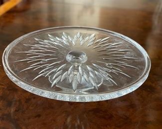 Waterford Lismore Crystal cake stand. Photo 1 of 2.