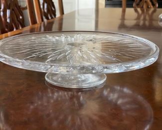 Waterford Lismore Crystal cake stand. Photo 2 of 2.