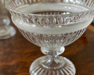 Crystal punch bowl