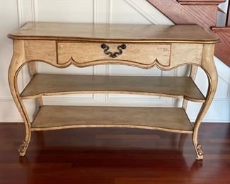 Nancy Corzine console/side table. Measures 3' 7" x 20" D x 30" H. Photo 1 of 3.