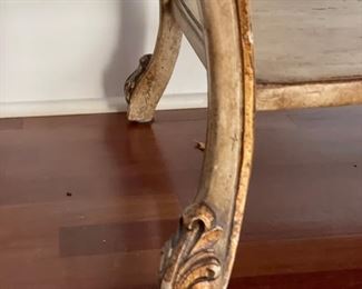 Nancy Corzine console/side table. Measures 3' 7" x 20" D x 30" H. Photo 2 of 3.