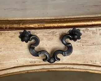 Nancy Corzine console/side table. Measures 3' 7" x 20" D x 30" H. Photo 3 of 3.