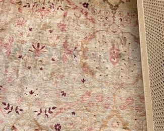 19th century Persian reproduction rug. Measures 9' x 12'. Photo 2 of 2.