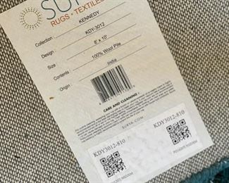 Surya wool geometric rug. Measures 8' x 10'. Photo 2 of 2.