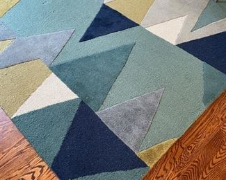 Surya wool geometric rug. Measures 8' x 10'. Photo 1 of 2.