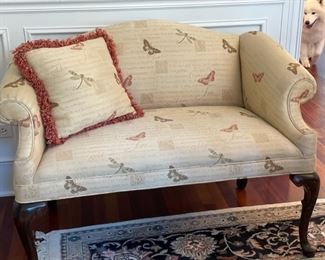 Baker camelback loveseat. Photo 1 of 2.