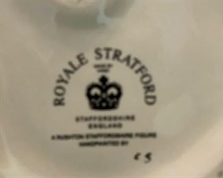 Royale Stratford Staffordshire hand-painted Toby dog pitcher. Photo 2 of 2.