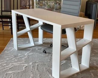 Storage desk & office chair.