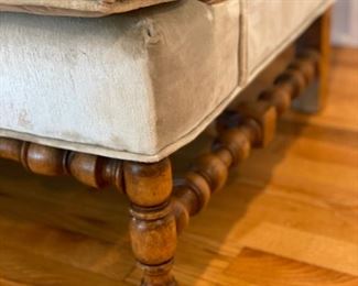 Mike Bell velvet upholstered Lorraine sofa. Photo 2 of 3.